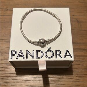 Pandora x Disney Mickey Mouse Sliver  7.5in Bracelet
